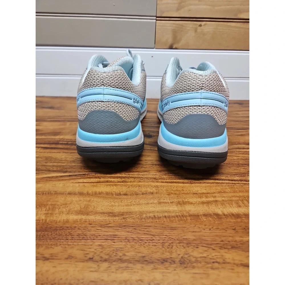 Gdefy‎ Womens Comfort Fit Gravity Defyer Gray/Blue Athletic Shoe Sz 11